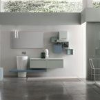 pensili per il bagno in legno