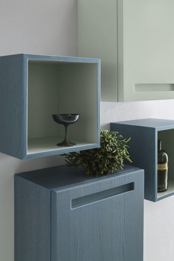 pensili per il bagno in legno