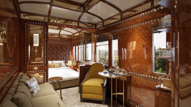 le nuiove grand suites del treno Orient Express