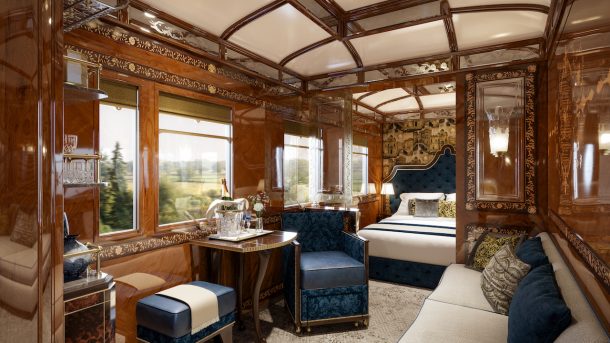 le nuiove grand suites del treno Orient Express