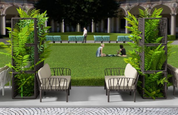 Sistema di sedute outdoor Komodo di Nardi