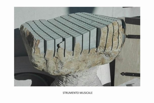 Fucina Madre Matera: STRUMENTO MUSICALE IN PIETRA