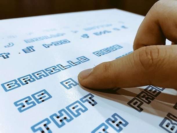 font braille