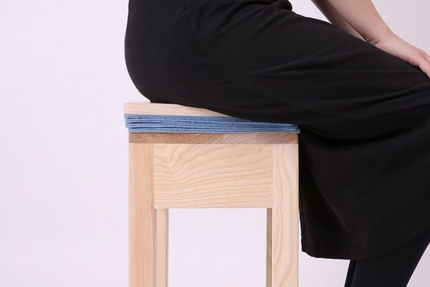 sgabello fisarmonica