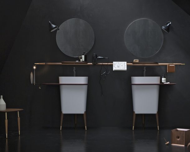 La collezione arredo bagno Free di Cerasa