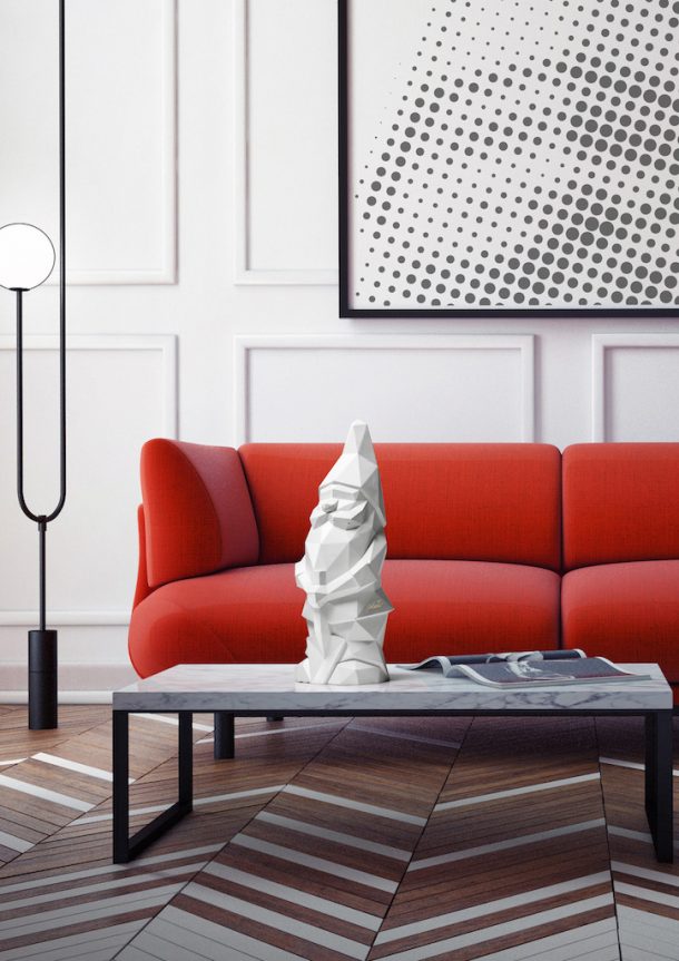 Nino, il nano di design da giardino in cemento