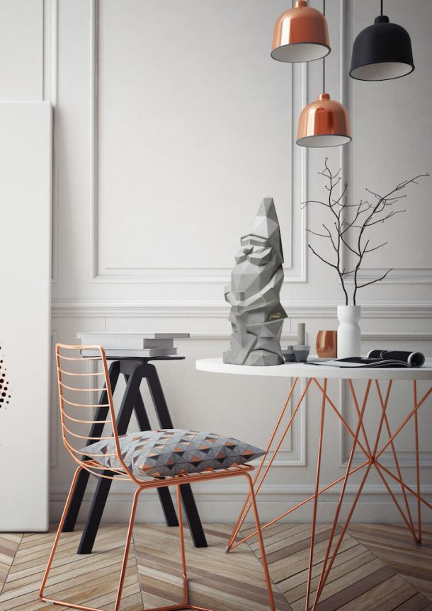 Nino, il nano di design da giardino in cemento