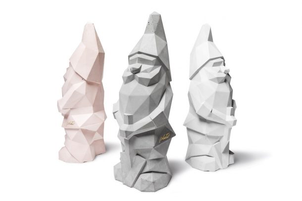 Nino, il nano di design da giardino in cemento