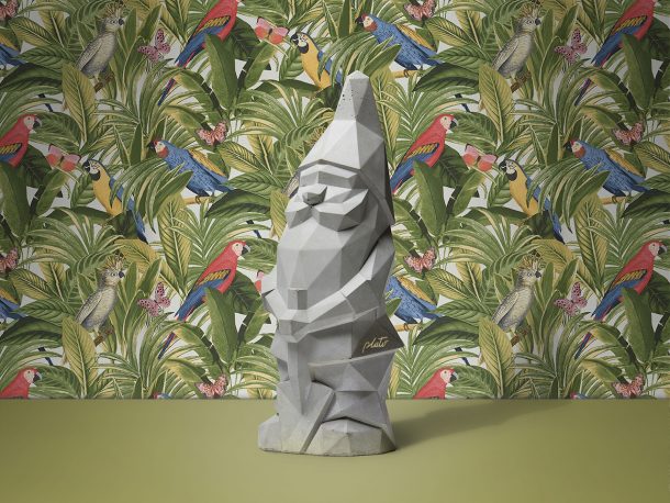 Nino, il nano di design da giardino in cemento