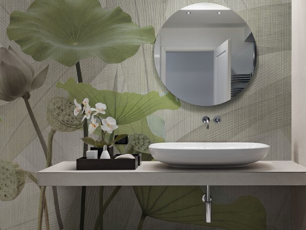 carte da parati per il bagno