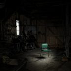 sedia in plastica riciclata Snøhetta