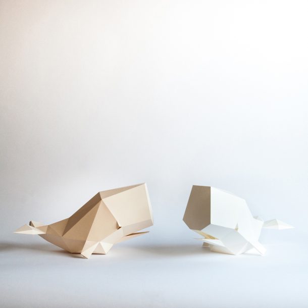 Owl paperlamp, le lampade in carta origami a forma di animale
