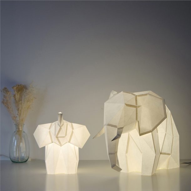 Owl paperlamp, le lampade in carta origami a forma di animale