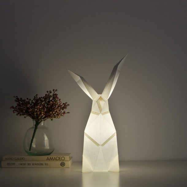 Owl paperlamp, le lampade in carta origami a forma di animale