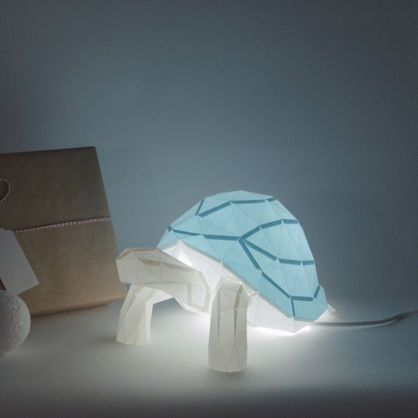 Owl paperlamp, le lampade in carta origami a forma di animale