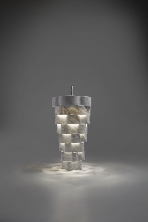 lavabo Intreccio di Paolo Ulian per antoniolupi