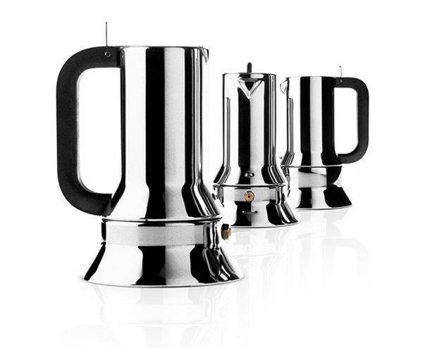 La caffettiera 9090 di Richard Sapper per Alessi
