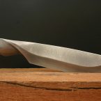 Il coltello da sashimi Infinit.oo in acciaio damascato