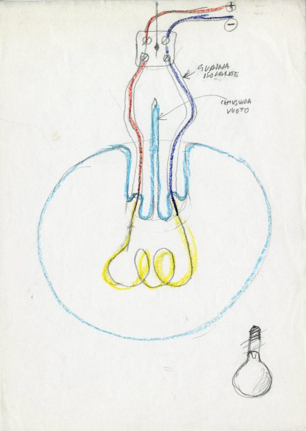 Lampada Bulbo di Flos. Design Achille e Piergiacomo Castiglioni