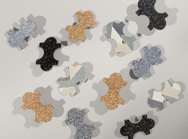 Piastrella Triennale di Gio Ponti per Marazzi del 1960