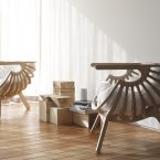 Shell lounge chair di Branca Lisboa