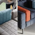 Divano Voxel sofa dello studio BIG