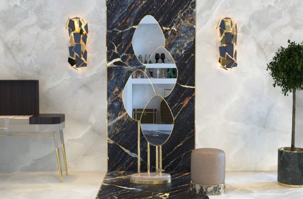 specchiere da terra di design