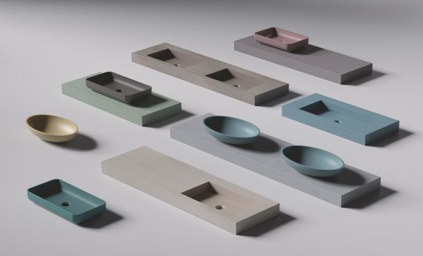 arredi bagno colorati