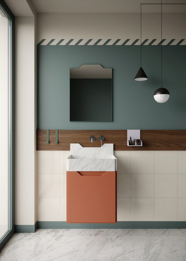 arredi bagno colorati