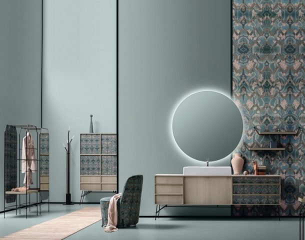 arredo bagno colorato