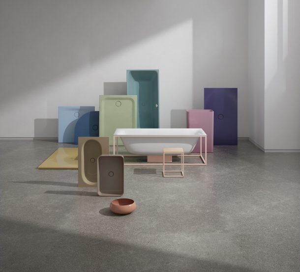 arredo bagno colorato