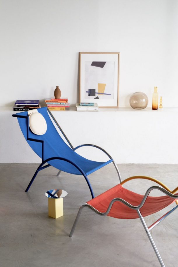 poltroncine in stile memphis