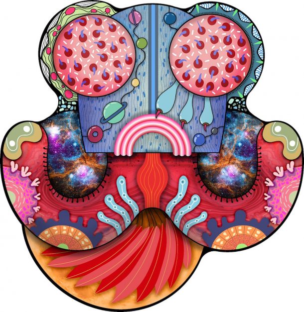 Space Escape di Elena Salmistraro per Mooi Carpet