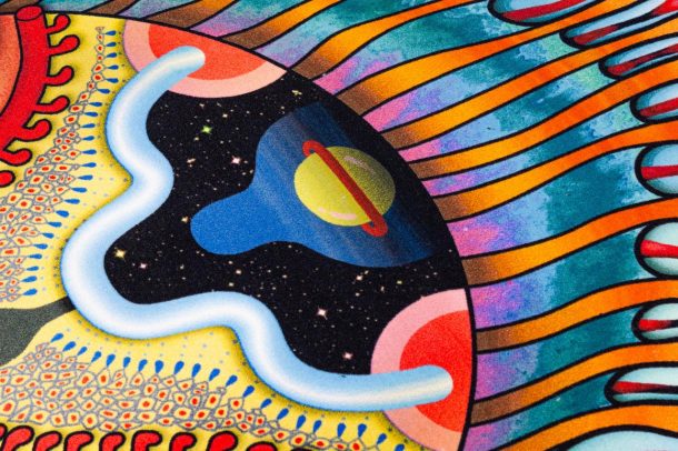 Space Escape di Elena Salmistraro per Mooi Carpet