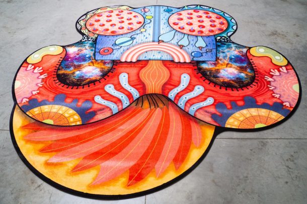 Space Escape di Elena Salmistraro per Mooi Carpet