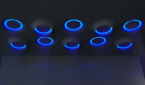 soffioni doccia a scomparsa totale di antoniolupi