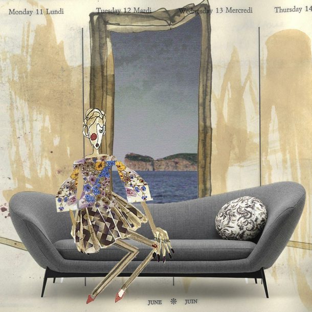 divano oltremare di Marras per Saba