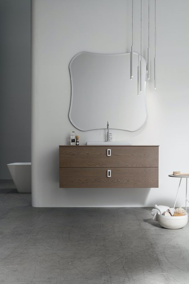 Sistema arredo bagno Pollock di Arcom