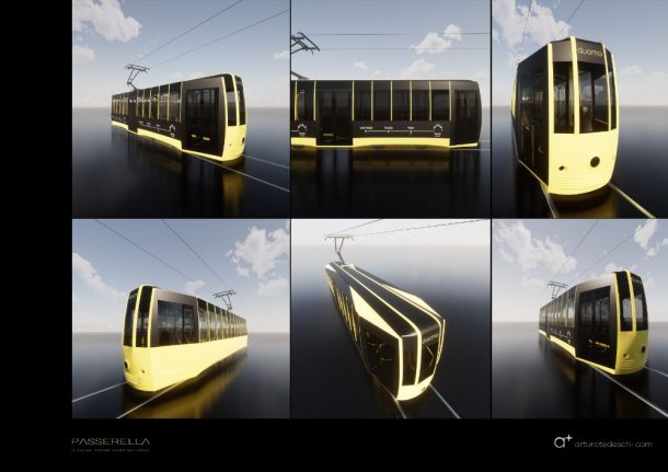 Passerella, concept tram Arturo Tedeschi