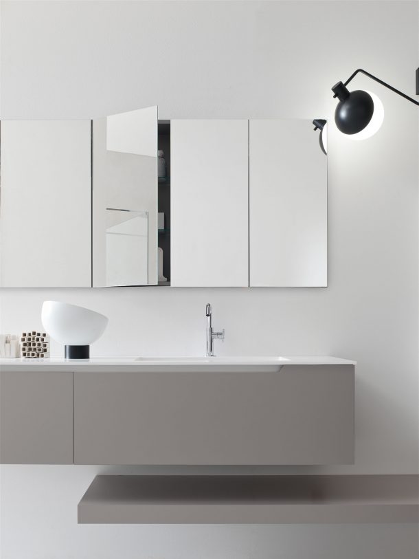 Sistema arredo bagno Pollock di Arcom
