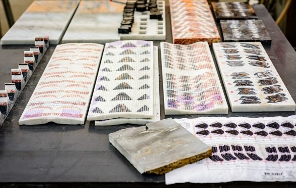 occhiali in marmo Budri