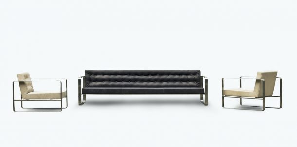 Divano e poltrona Serie T33 di Franco Albini (1933)