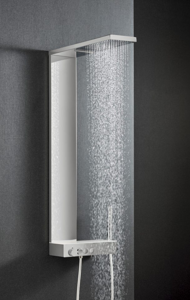 Il sistema doccia Icon Taps e Icon Column di Gruppo Geromin