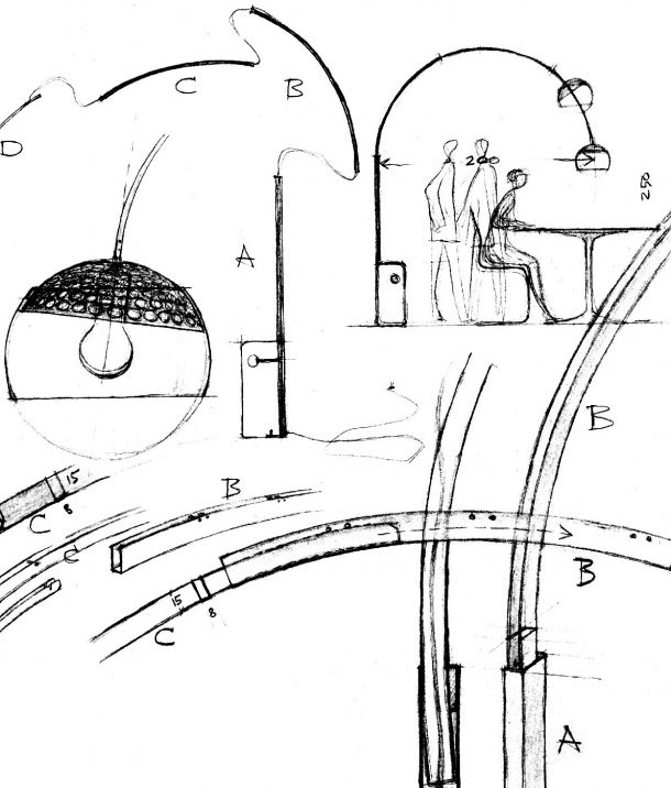 lampada Arco di Castiglioni