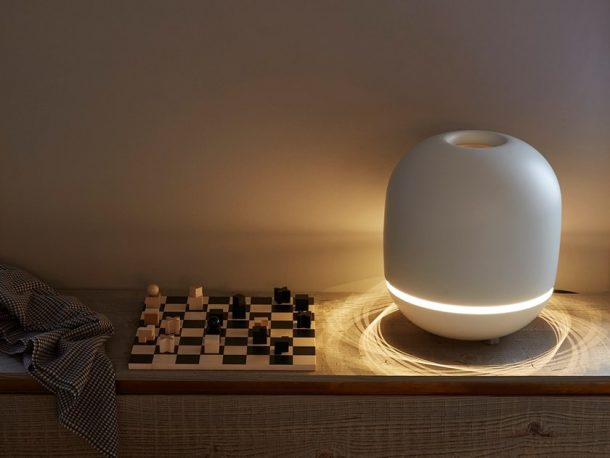 eve di Tubes, il radiatore portatile con lampada