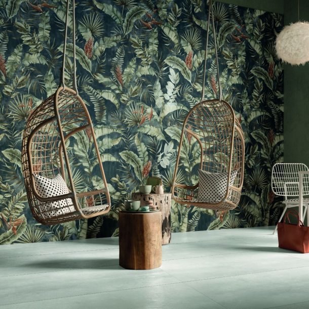 piastrelle effetto carta da parati