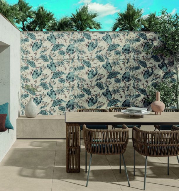 piastrelle effetto carta da parati