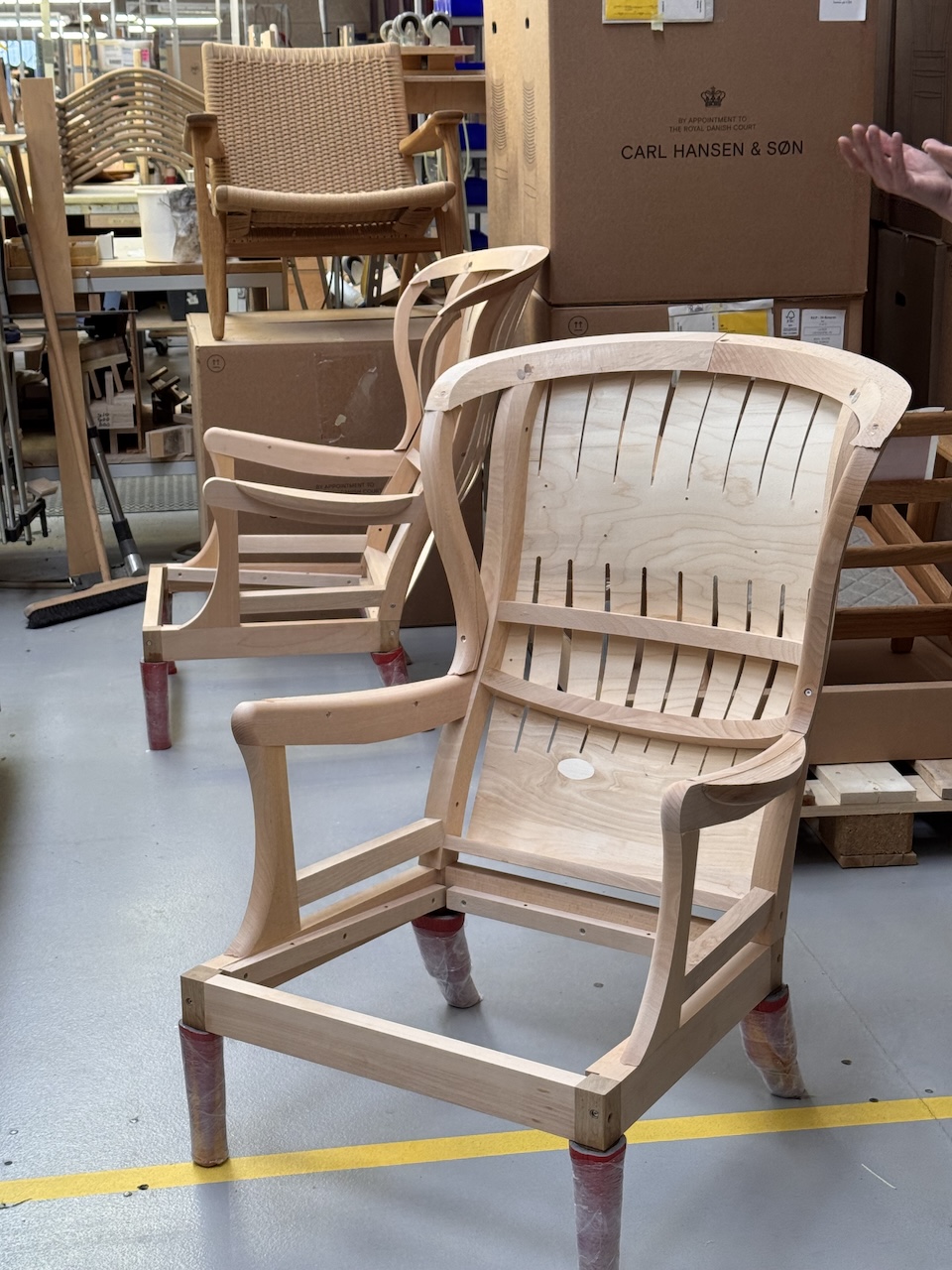 I laboratori artigianali di Carl Hansen & Son