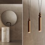 Lampade Serica e Serica Dot di Marco Zito per Masiero